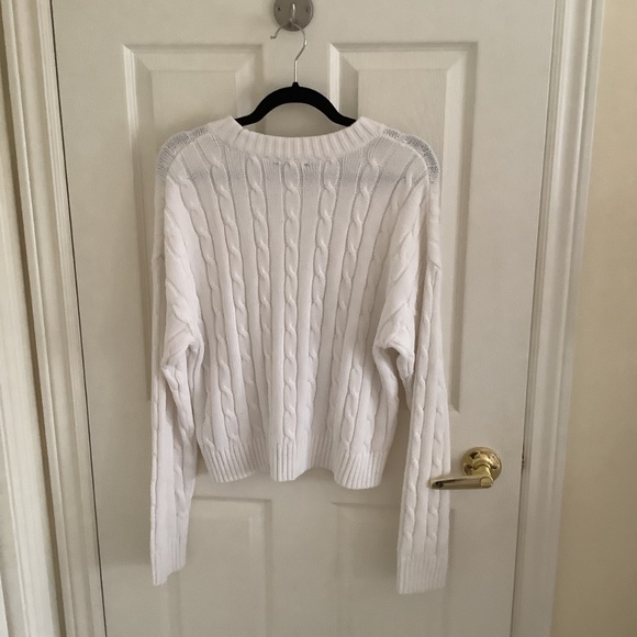 Gap White Cotton sweater. Large. Brand new - Picture 3 of 4